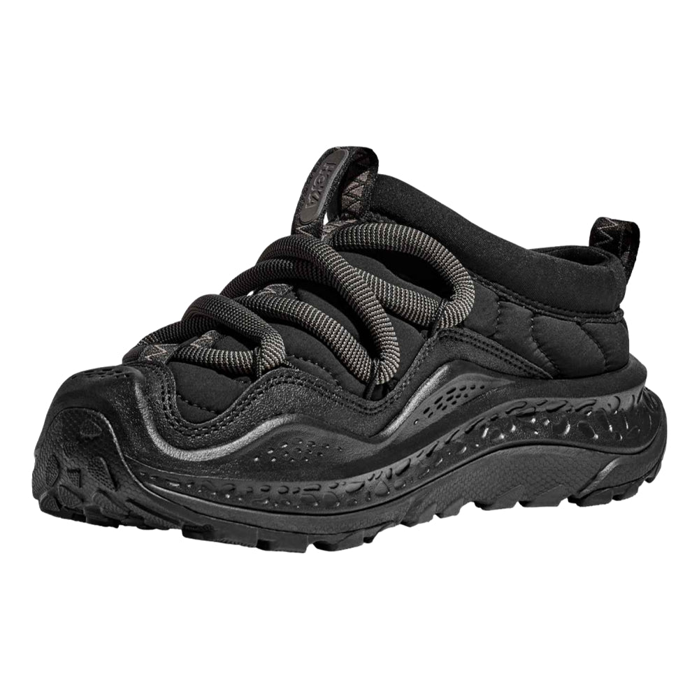 HOKA ONE ONE U ORA PRIMO Black Running Shoes for Men & Women - Lightweight Cushioned Sneakers for Road Running, Jogging, and Daily Wear