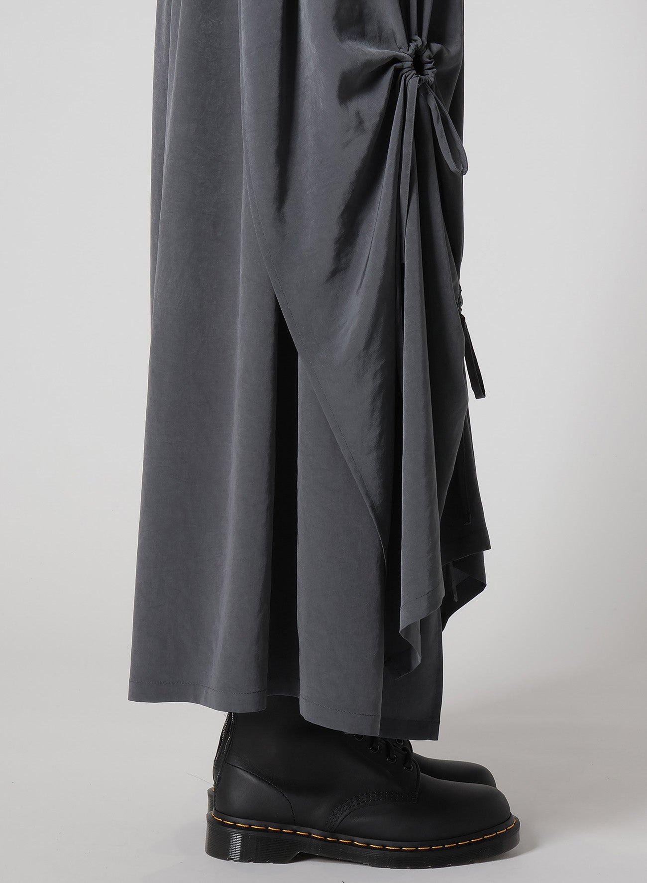Elegant Crepe de Chine Circle Gathered Skirt - Flowy A-Line Midi Skirt for Women | Perfect for Office Wear, Cocktail Parties & Summer Outfits