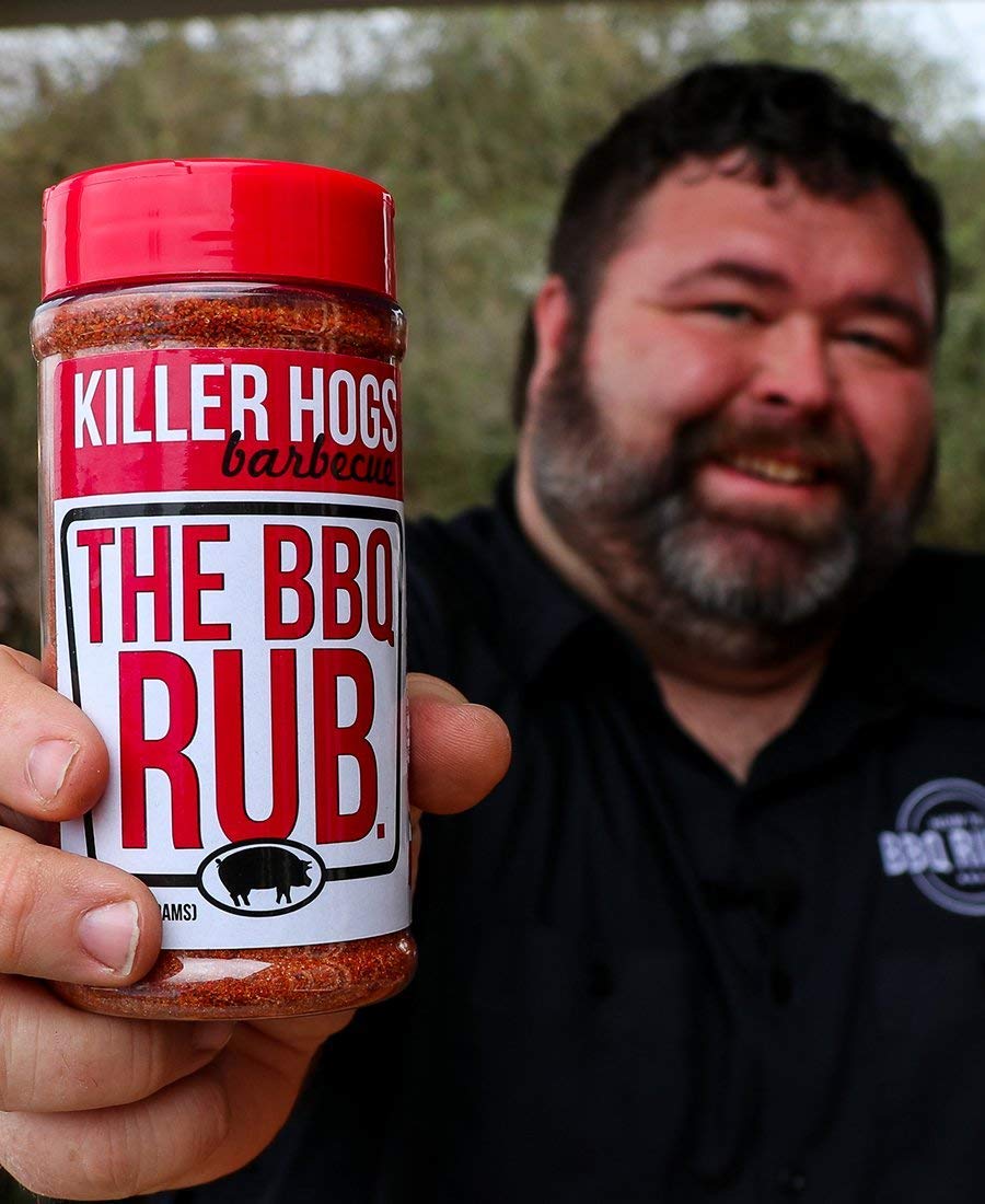 Killer Hogs Championship BBQ Rub - Premium Grill Seasoning for Beef, Steak, Burgers, Pork & Chicken | 11oz All-Purpose Dry Rub | Perfect for Grilling, Smoking & Outdoor Cooking