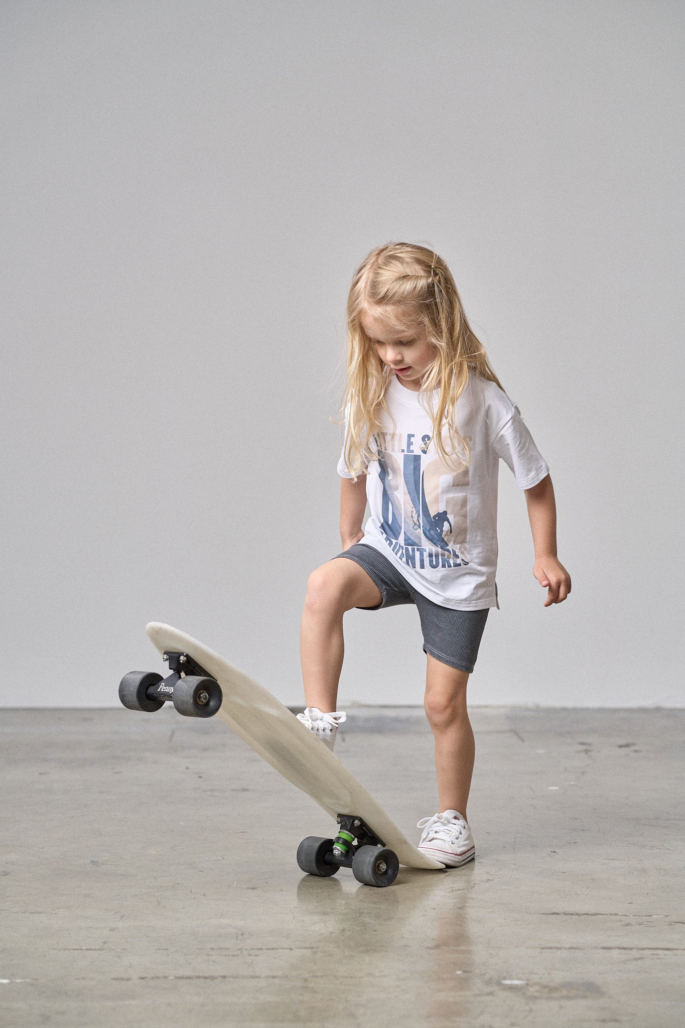 Little Steps Big Adventures Waves Graphic Tee - Cute Baby & Toddler T-Shirt for Beach Vacations & Family Outings