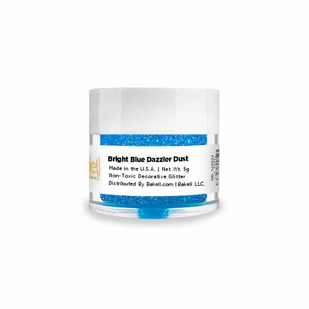 Dazzler Dust® Bright Blue Glitter for Crafts, DIY Decorations & Scrapbooking – Perfect for Art Projects, Party Decor, and Nail Art