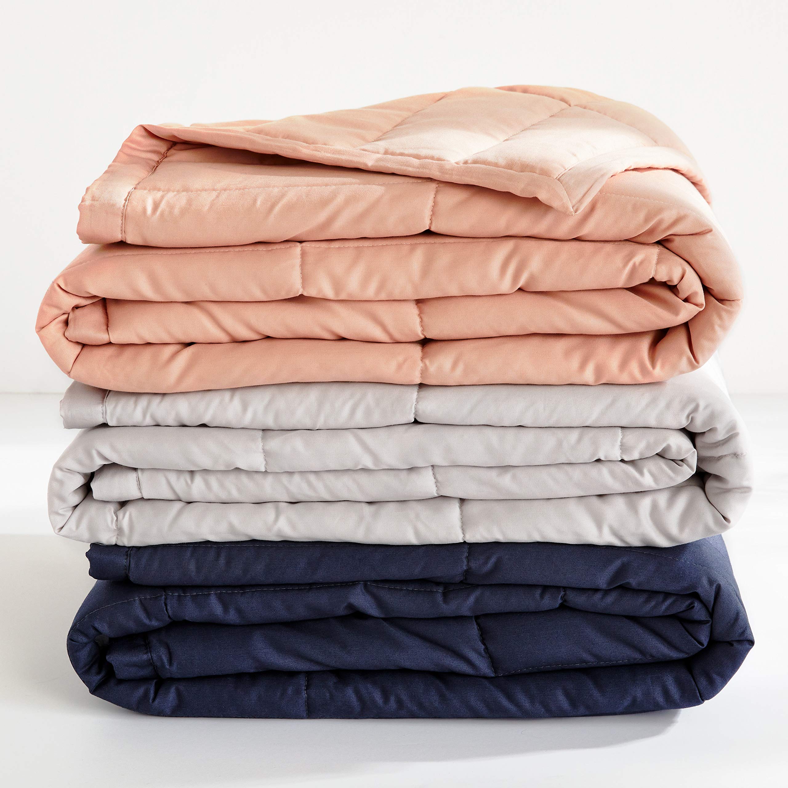 Casper Sleep Weighted Blanket 20 lbs - Premium Gray Weighted Blanket for Adults, Deep Pressure Therapy for Anxiety Relief & Better Sleep - Perfect for Bedroom, Couch & Travel Use