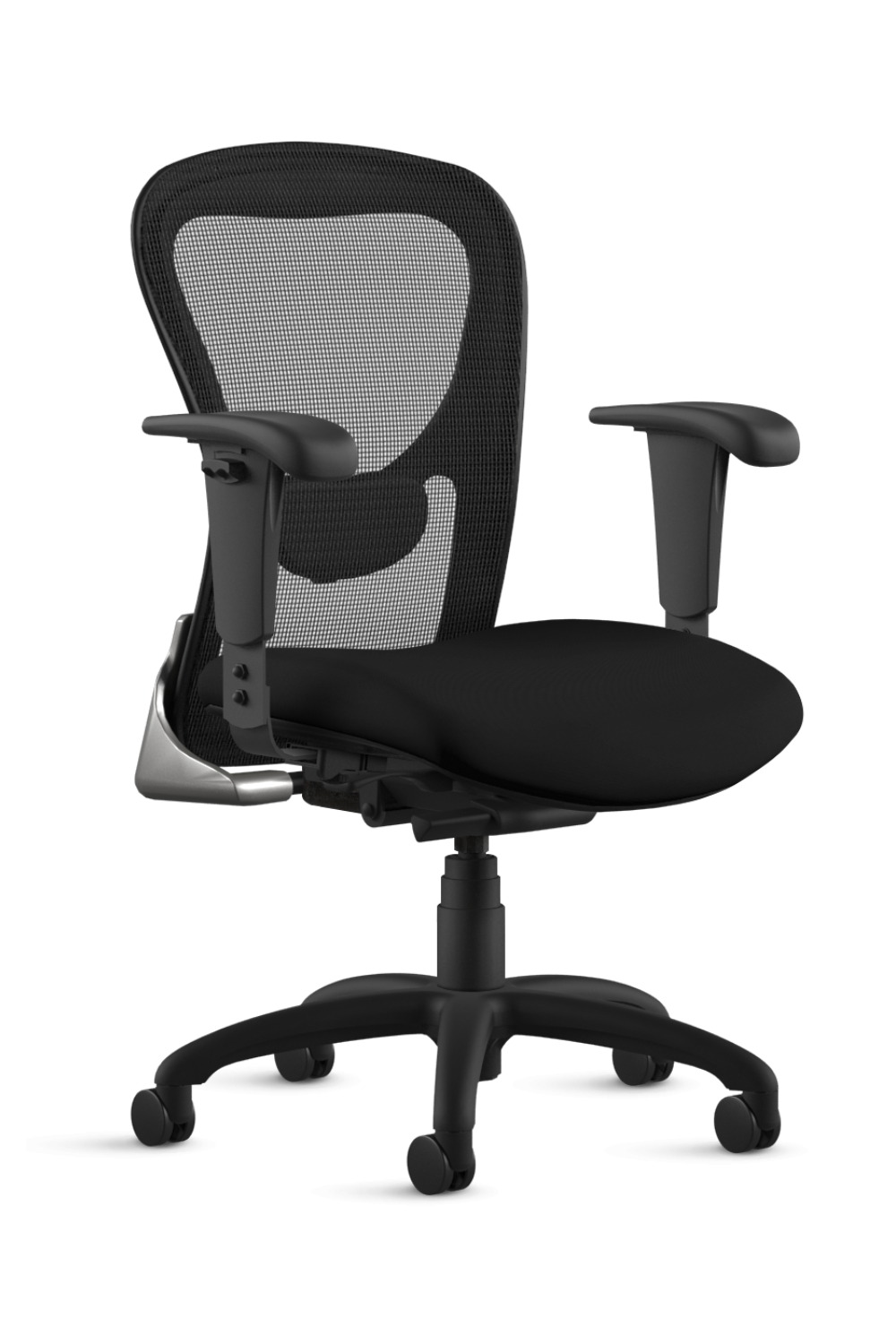 9 to 5 STRATA Mid Back Task Chair (1560) - Ergonomic Office Chair for Home & Work, Adjustable Height & Lumbar Support - Perfect for Desk Work, Gaming & Study