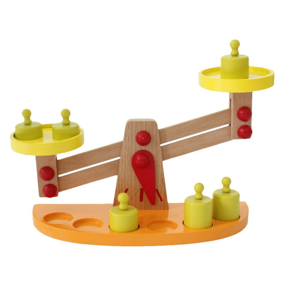 Wooden Balance Scale Toy for Toddlers - Kidcraft Educational Math Playset, Creative Assembled Learning Toy for Kids | Perfect for Homeschooling & Early Childhood Development