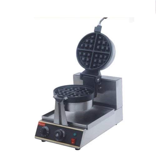 110V Electric Belgian Waffle Maker - 4-Slice Round Waffle Iron with 3cm Thick Plates - Perfect for Breakfast, Brunch, and Family Gatherings