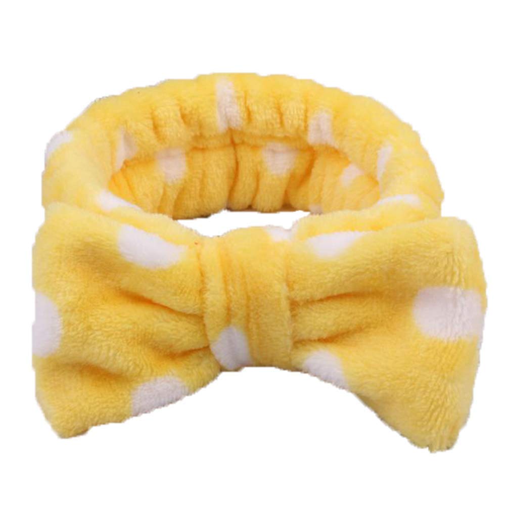 Rubela Soft Velvet Elastic Headband for Women - 2 Pack Spa Headbands for Skincare, Makeup, Hair Washing & Facial Care (Random Colors) - Perfect for Beauty Routine, Salon & Home Use