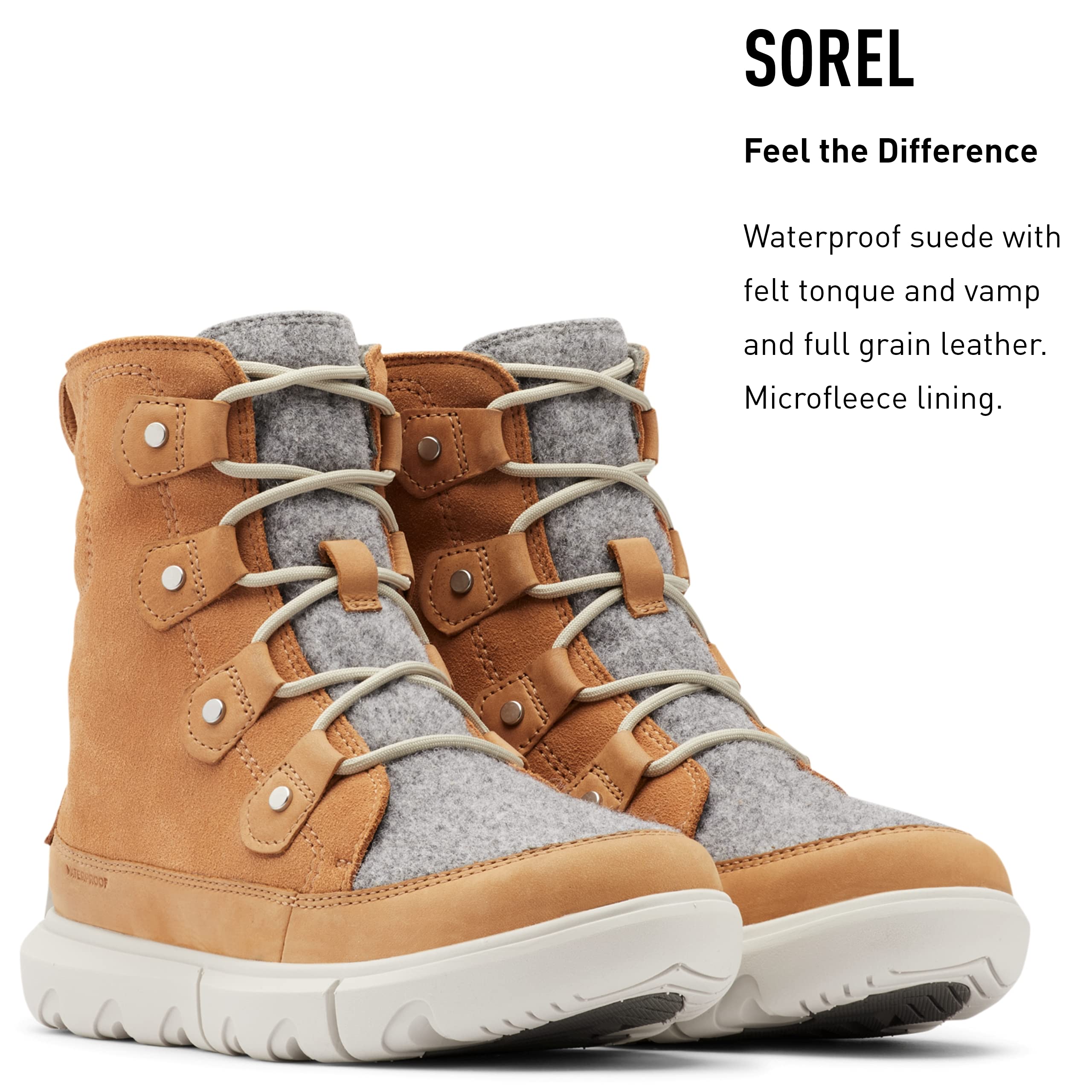 Sorel Women's Explorer™ II Joan Waterproof Winter Boots - Warm & Comfortable Snow Boots for Women | Perfect for Hiking, Snowshoeing & Cold Weather Adventures