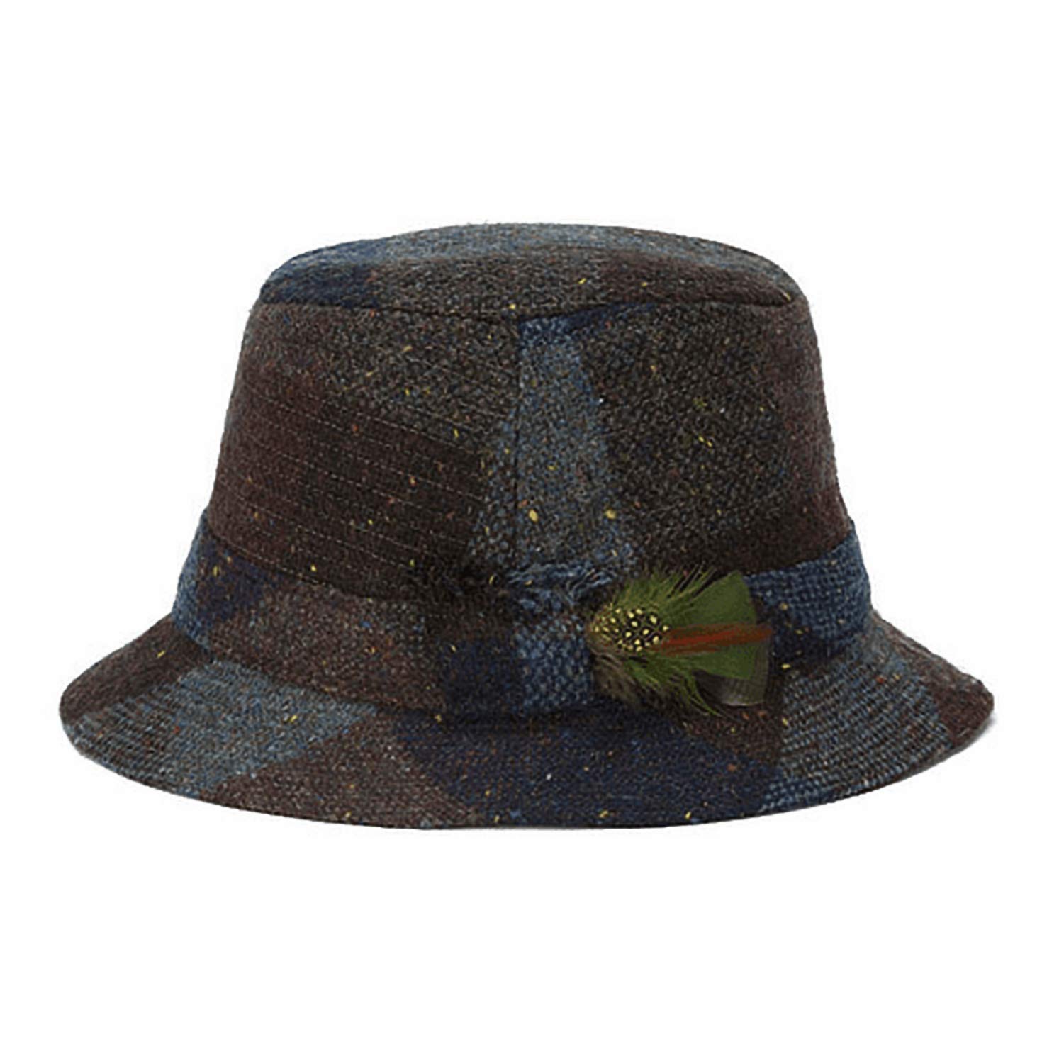 Authentic Irish Wool Walking Hat - Hanna Hats 100% Donegal Tweed Made in Ireland for Hiking, Outdoor Adventures & Fashion Styling