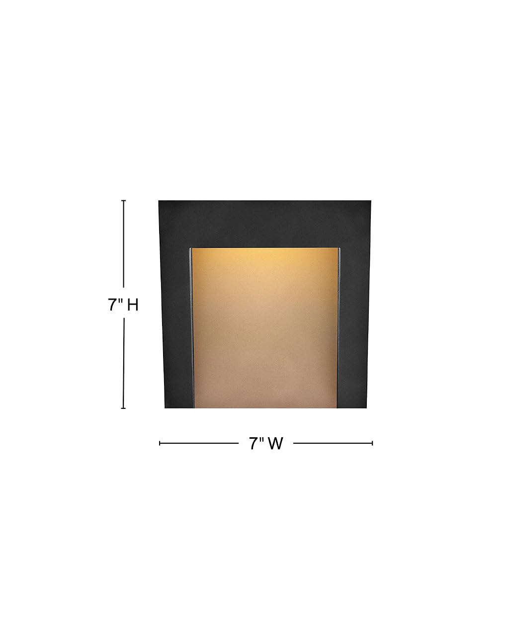 Hinkley Taper Extra Small Wall Mount Lantern - Textured Black Finish for Outdoor Porch, Patio, and Garden Lighting