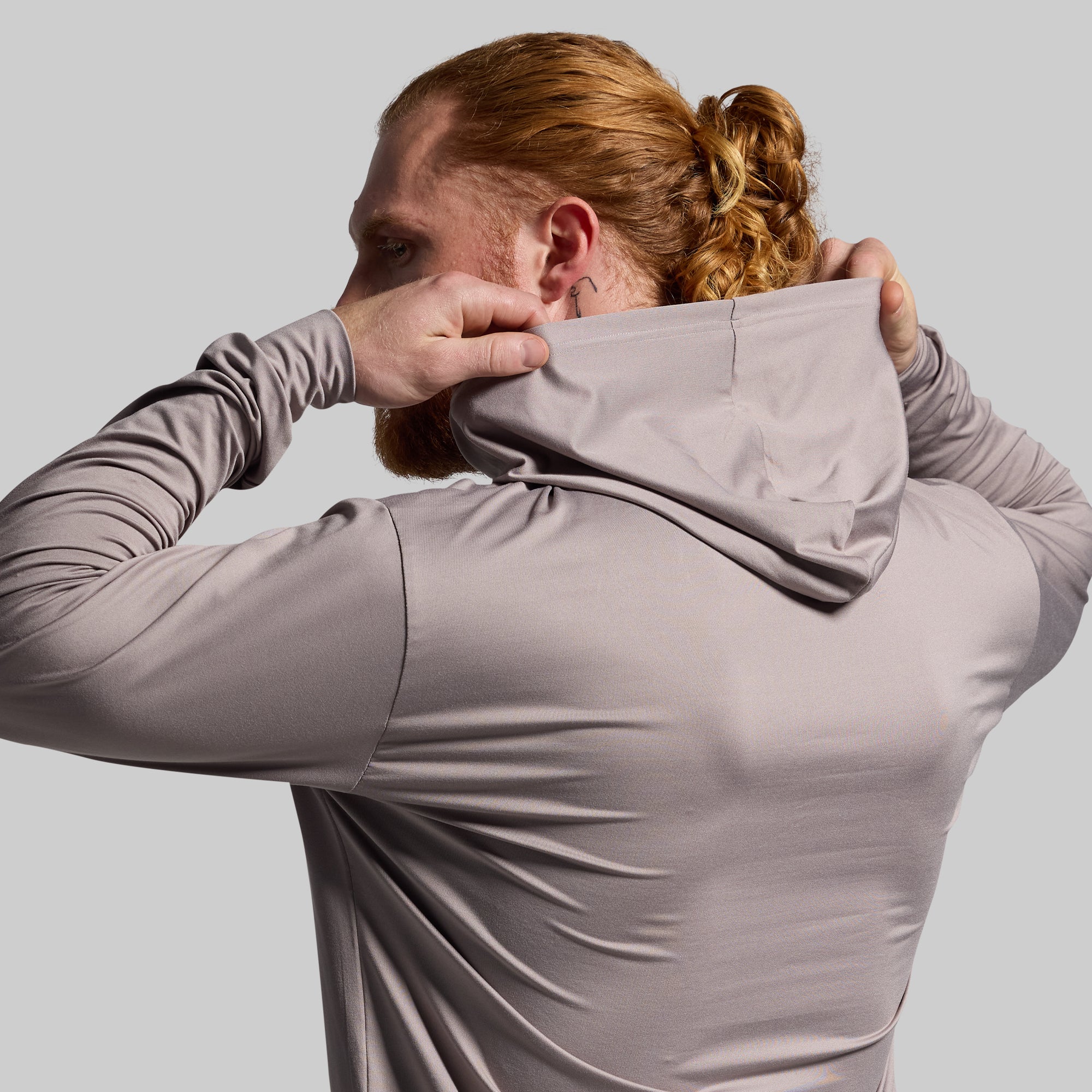 Stylish Athleisure Hoodie for Women & Men - Soft Stone Grey Pullover for Casual Wear, Gym & Lounge - Cozy Fleece Hooded Sweatshirt