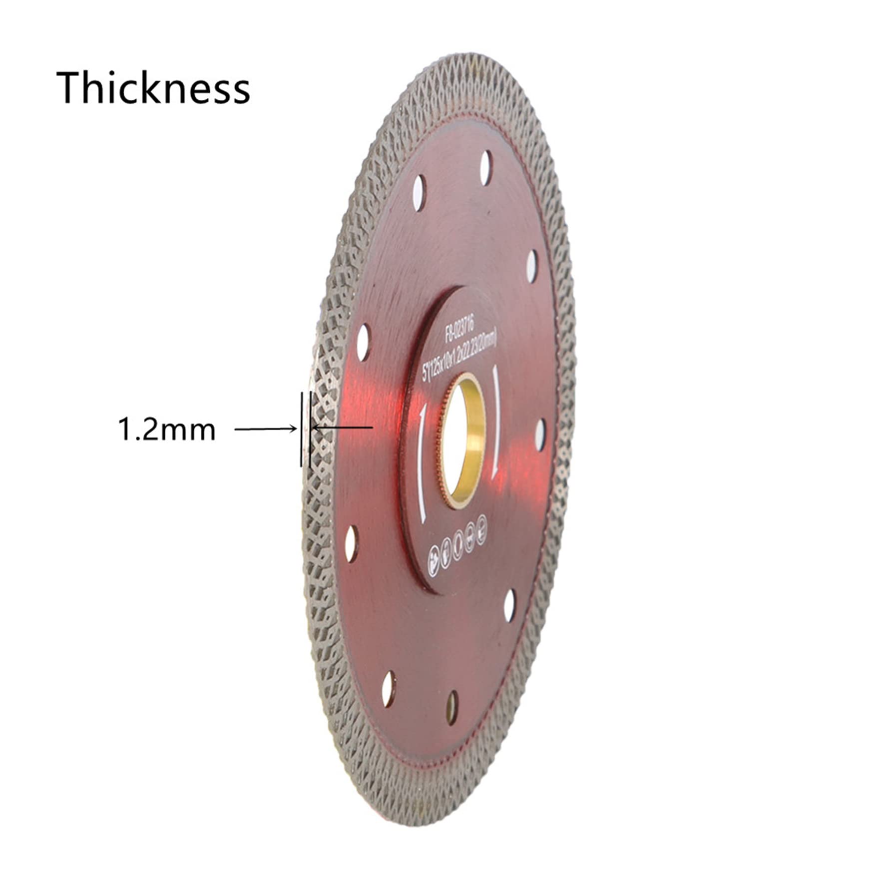 Diamond Saw Blade for Tile, Porcelain & Granite - Dry/Wet Cutting