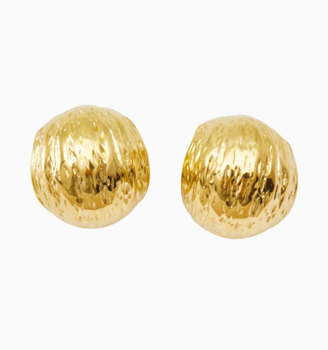 Textured Dome Earrings for Women - Boho Chic Handmade Jewelry - Perfect for Parties, Weddings & Everyday Wear