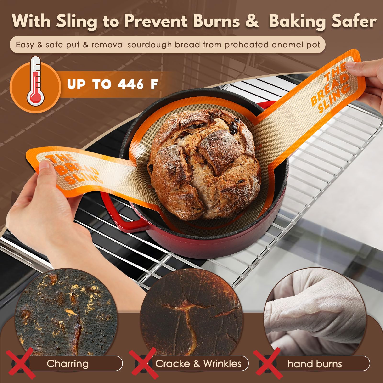 Banneton Bread Proofing Basket Set of 2 - 10