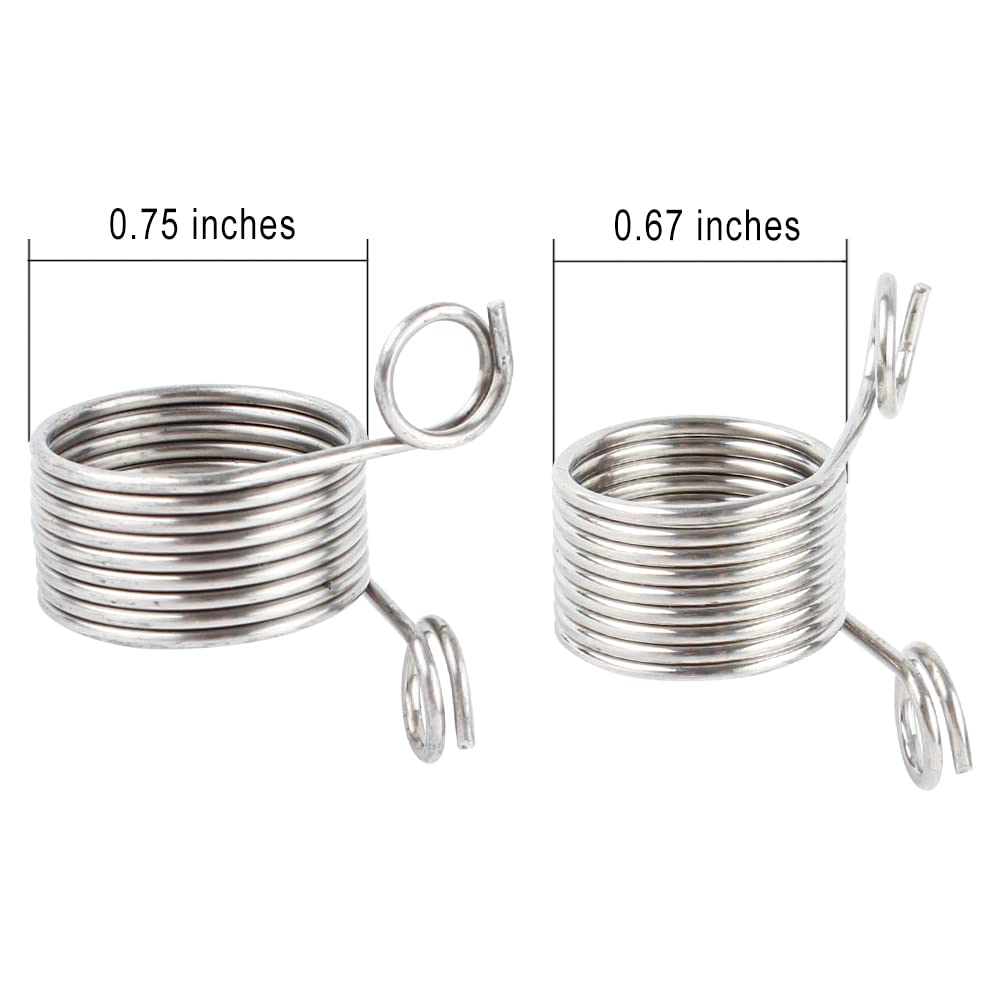 VinBee 6-Pack Crochet Loop Rings for Knitting - 2 Sizes Finger Holder & Guide - Ergonomic Knitting Thimble for Crochet & Yarn Crafts - Perfect for Beginners & Advanced Knitters - Home & Travel Knitting Accessories