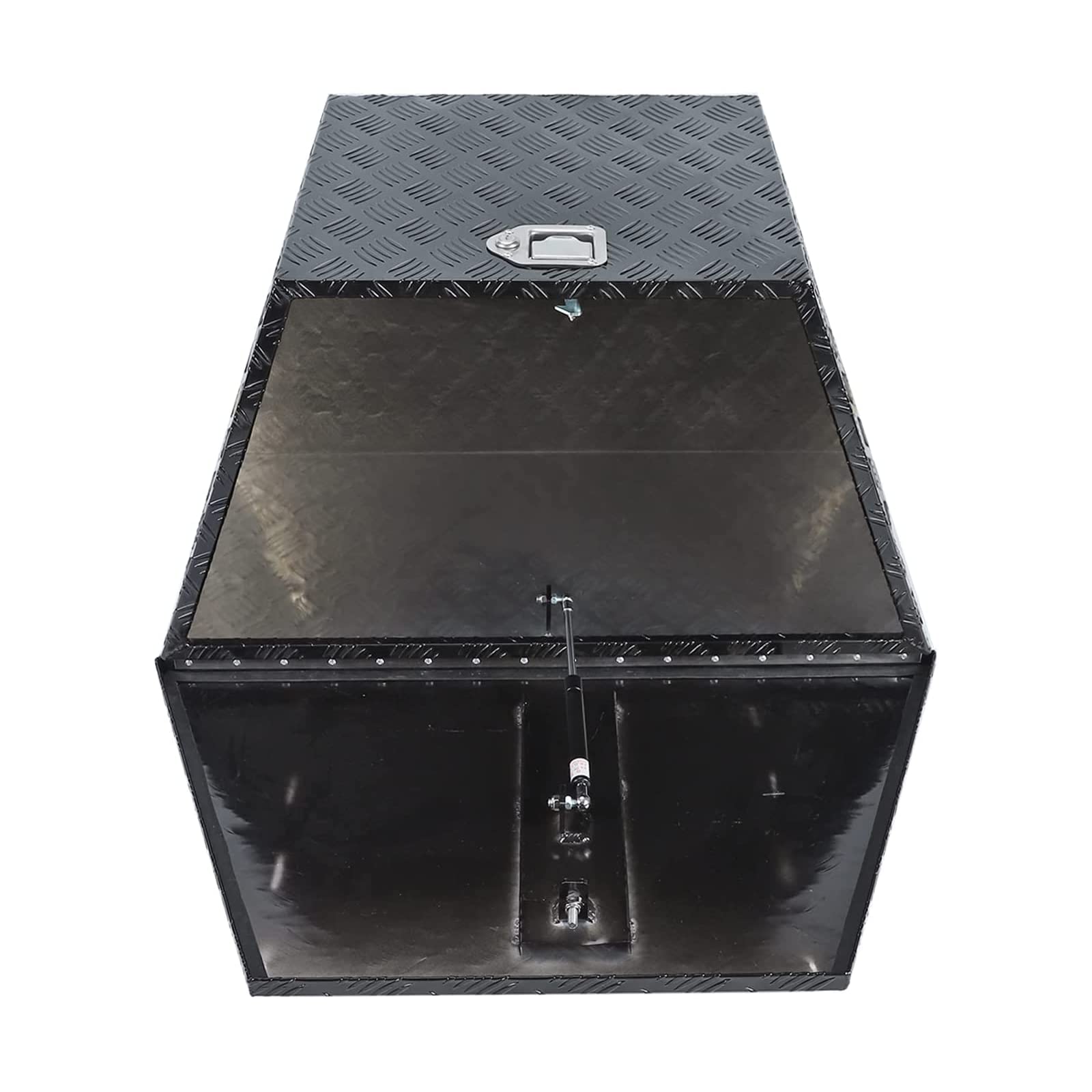 Heavy Duty Black Aluminum Pickup Truck Bed Tool Box - 33