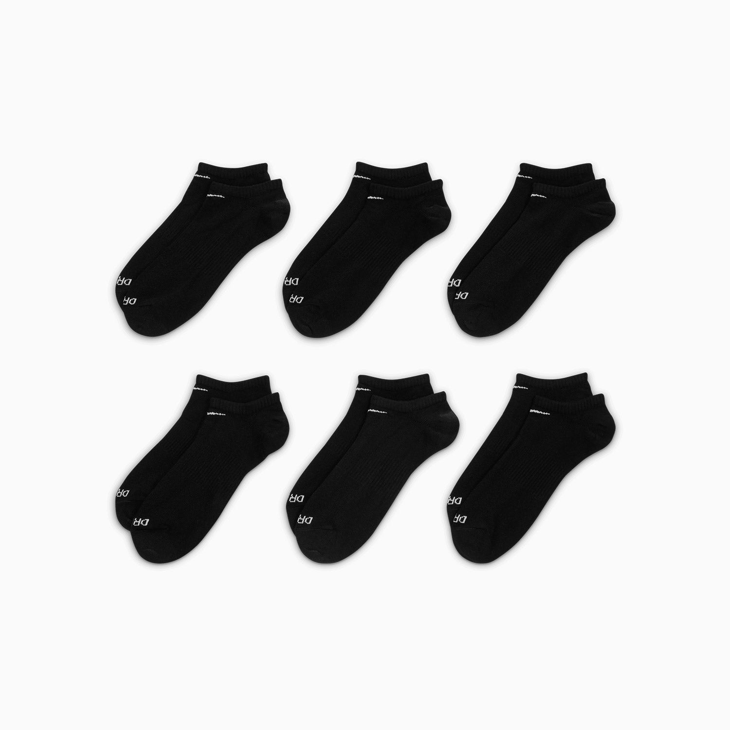 Everyday Plus Lightweight Comfortable Socks (6 Pairs) - Breathable & Soft for Men & Women - Perfect for Running, Hiking, Work & Daily Wear