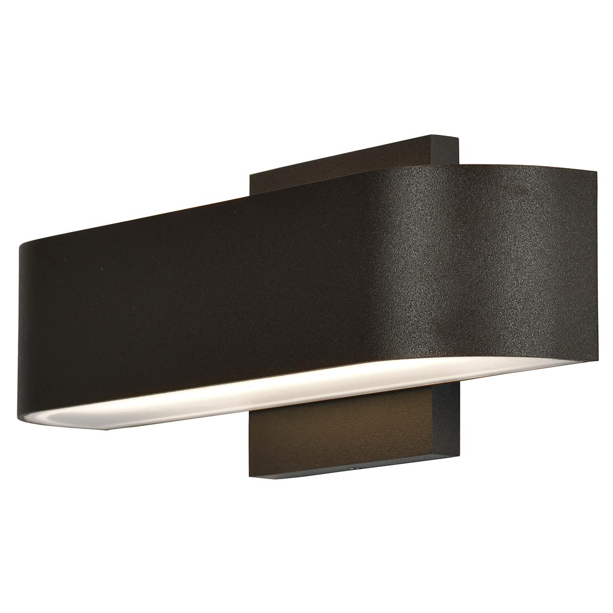 Montreal LED Outdoor Wall Light with Bronze Finish & Frosted Glass Shade - Weatherproof Exterior Sconce for Porch, Patio, Garden, and Entryway Lighting