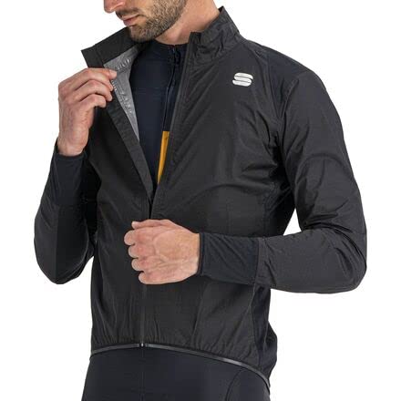 Sportful Men's Cycling Jacket - Lightweight Waterproof Windbreaker for Outdoor Biking & Running - Perfect for Commuting, Training & Cold Weather Rides