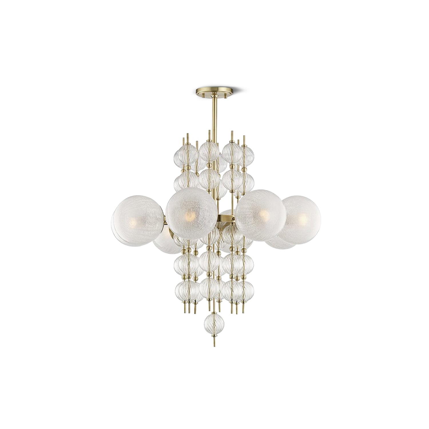 Calypso Chandelier - Elegant Crystal Ceiling Light Fixture for Dining Room, Bedroom & Living Room Decor | Modern Lighting for Home & Office