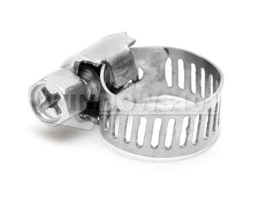Stainless Steel Hose Clamps 1/4in, 1/2in, 6mm, 12mm - Secure Fit for Automotive, Plumbing & Industrial Applications
