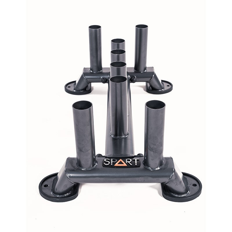 SPART Olympic Bar Holder - Heavy Duty Barbell Stand for Weightlifting & Strength Training - Perfect for Home Gyms, CrossFit & Powerlifting Workouts