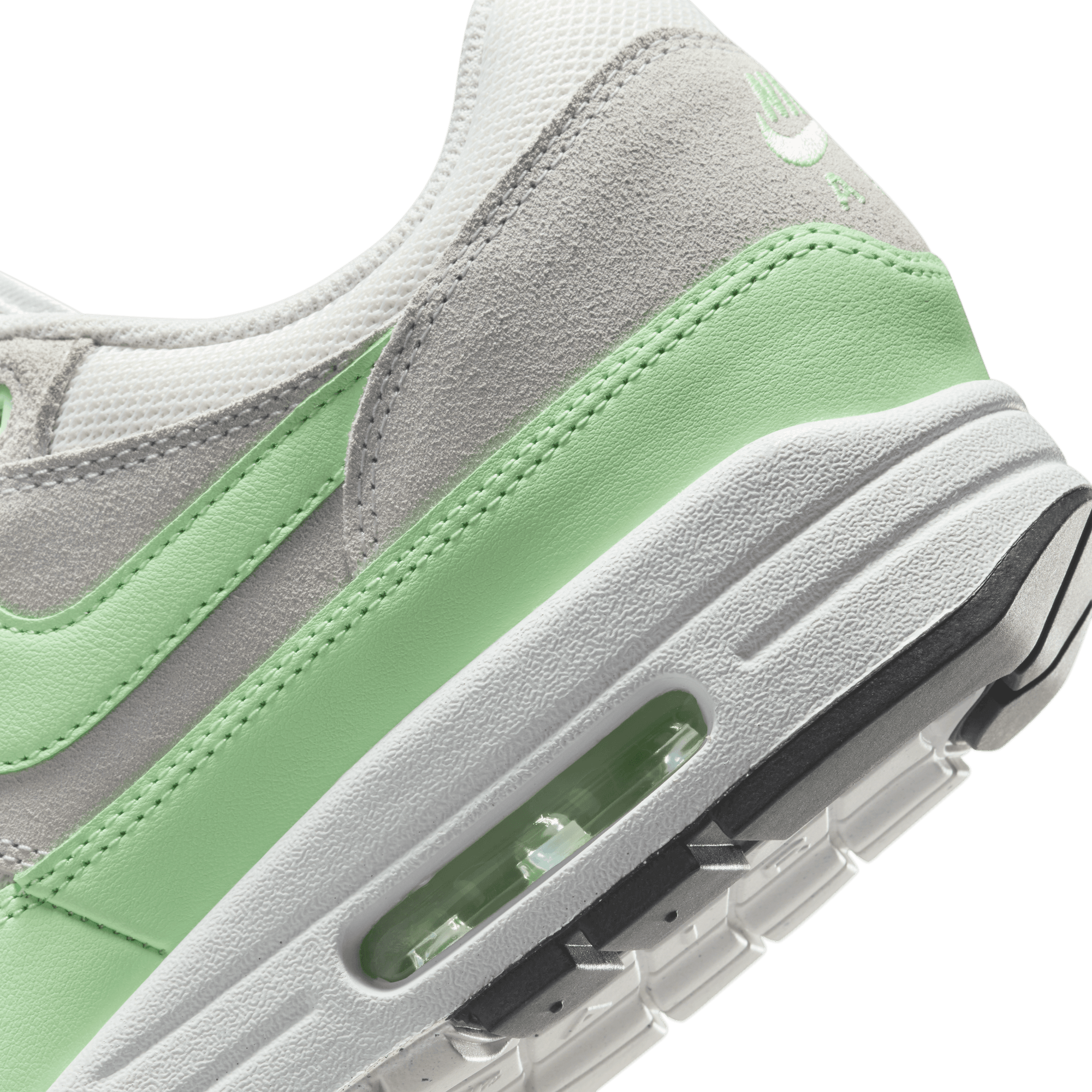 Nike Air Max 1 Essential Running Shoes - Summit White/Vapor Green - Comfortable Athletic Sneakers for Men & Women | Perfect for Gym, Jogging & Casual Wear