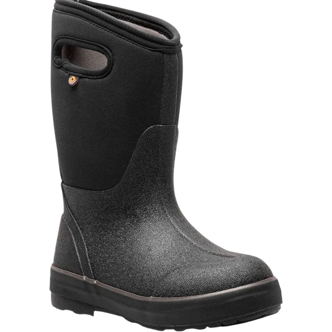 BOGS Classic II Solid Kids' Waterproof Winter Boots - Warm & Comfortable for Snow, Rain & Outdoor Play - Perfect for Hiking, School & Cold Weather Activities