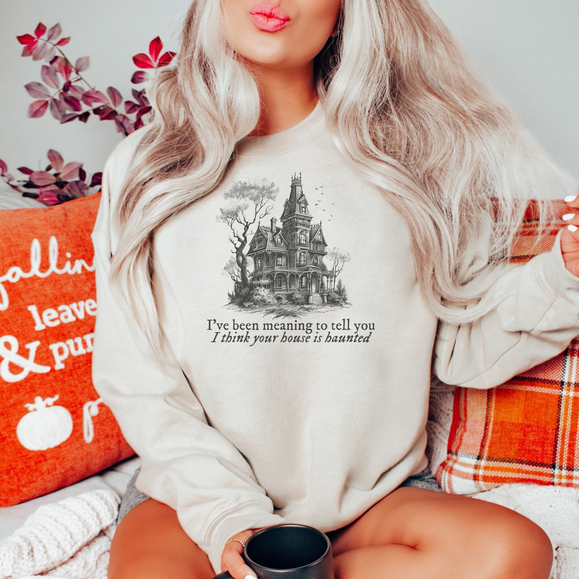 Taylor Swift Folklore Era Halloween Crewneck Sweatshirt - Swiftie Merch for Halloween Parties & Concerts