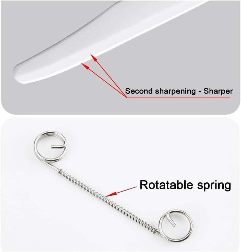 3-in-1 Adjustable Spring Multifunctional Kitchen Knife - Fruit Peeler, Vegetable Slicer & Paring Knife for Easy Peeling and Cutting | Perfect for Cucumbers, Apples & Meal Prep | Dishwasher Safe & Easy to Clean