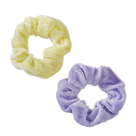 Flawless Velvet Pastel Hair Scrunchies for Women & Girls - 12 Pack Soft Hair Ties for Spring, Easter & Summer - Perfect for Parties, Weddings, School & Everyday Use