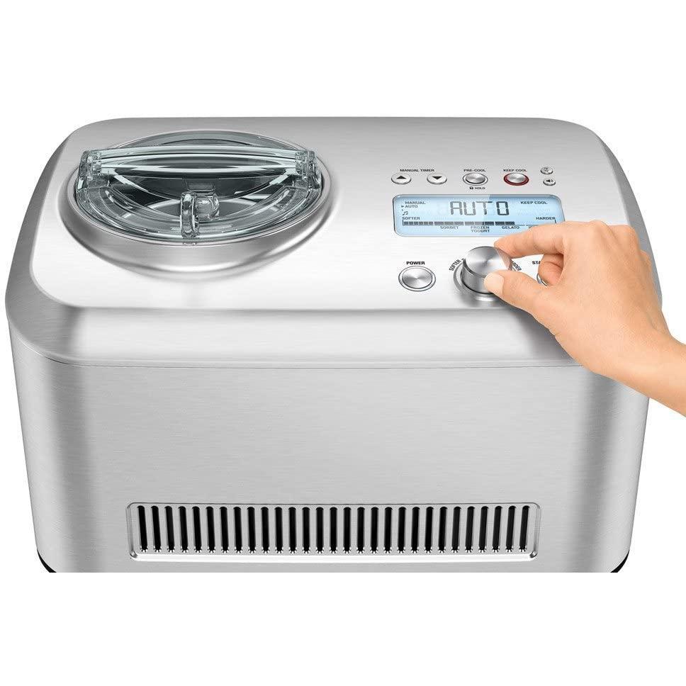 Breville The Smart Scoop Ice Cream Maker - Stainless Steel Frozen Dessert Machine for Homemade Gelato, Sorbet & Frozen Yogurt | Perfect for Parties, Family Gatherings & Summer Treats
