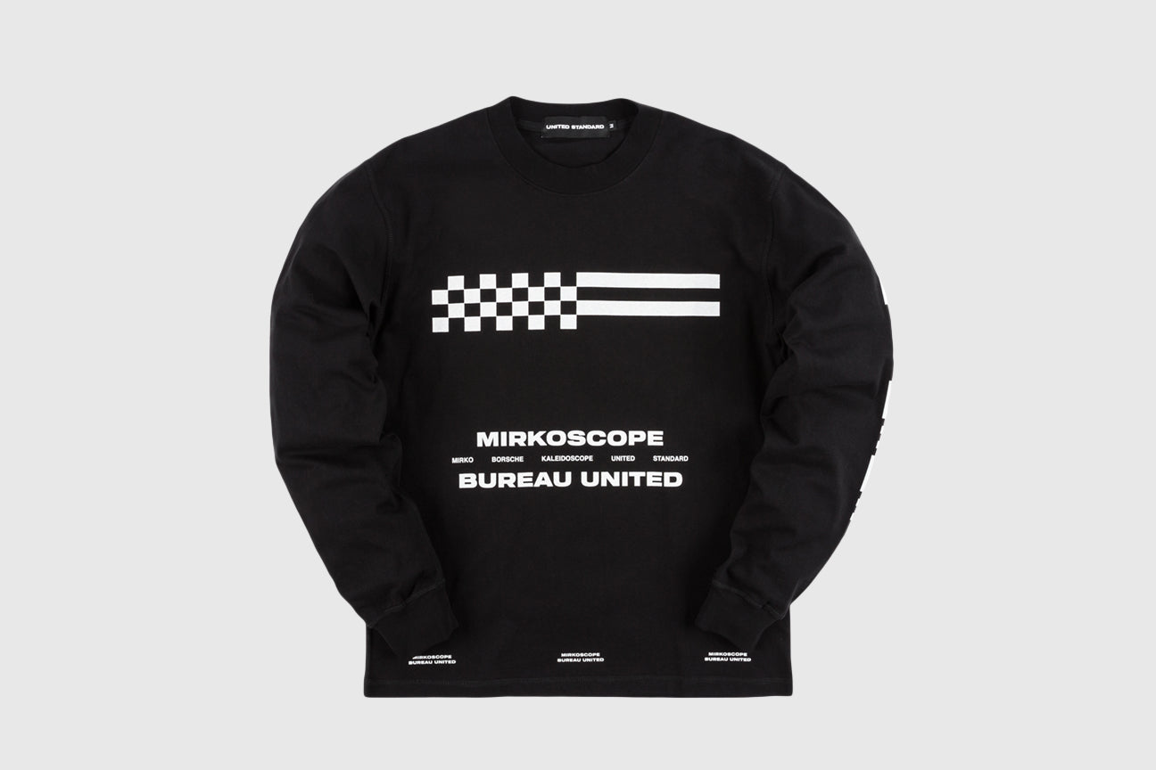 UNITED STANDARD MIRKOSCOPE Flags Long Sleeve T-Shirt - Comfortable Casual Wear for Men & Women | Perfect for Streetwear, Outdoor Activities and Everyday Fashion