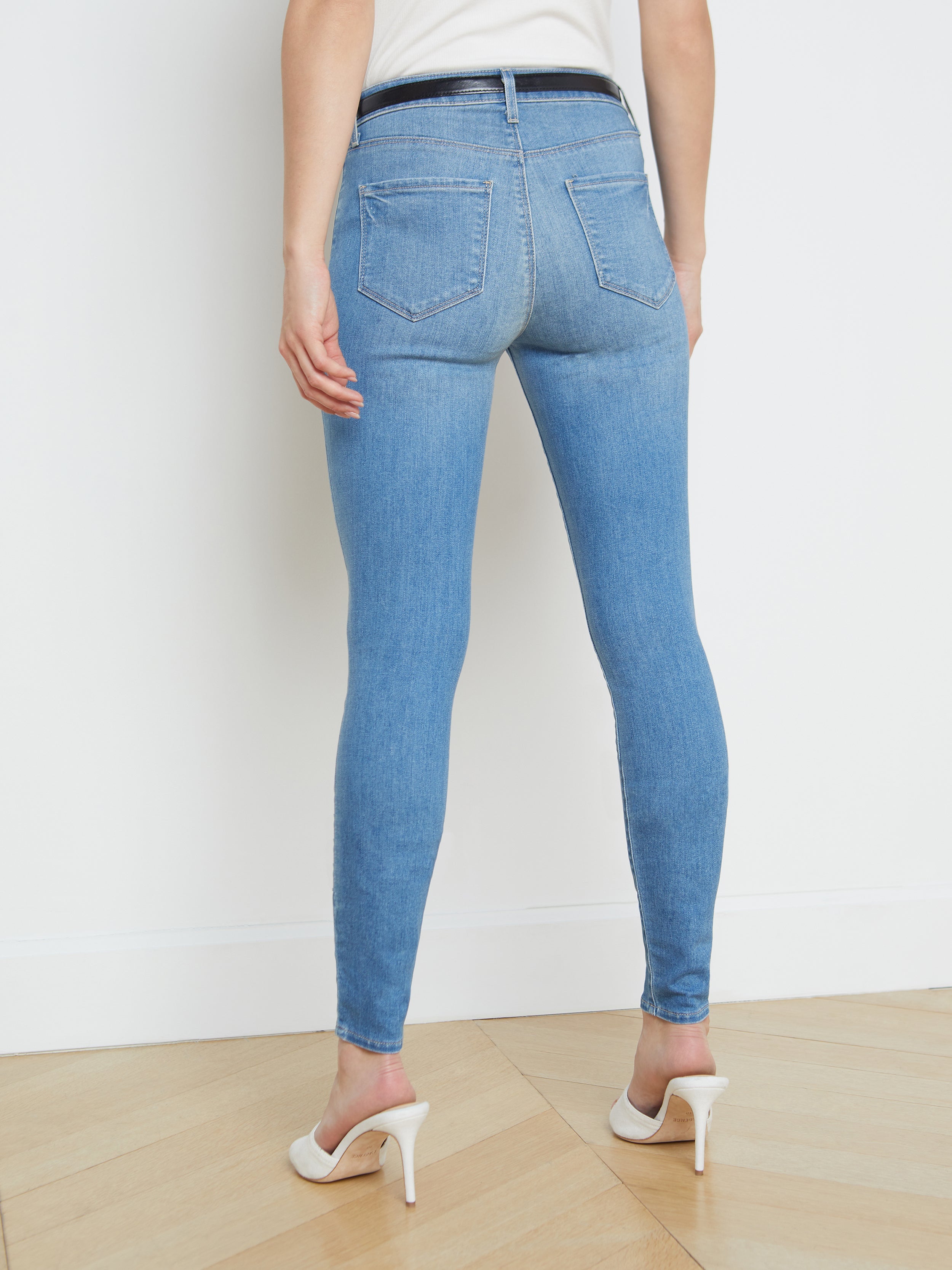 Marguerite Skinny Jeans for Women - High Waisted Stretch Denim Pants - Slim Fit Comfortable Jeans for Casual Wear & Everyday Outfits