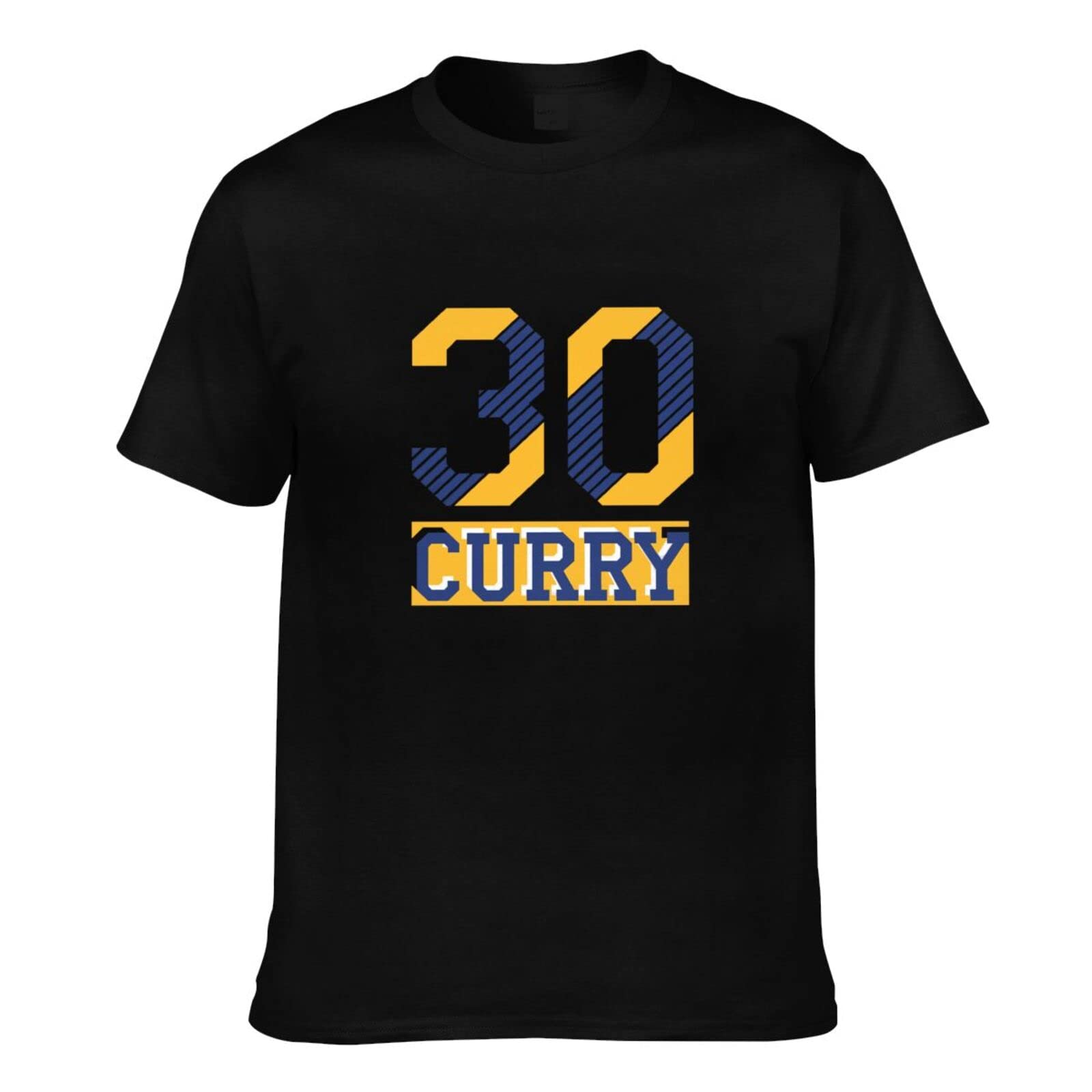 Curry Basketball Short Sleeve T-Shirt for Men - Breathable Crew Neck Fitness & Casual Top - Perfect for Gym, Streetwear & Basketball Games