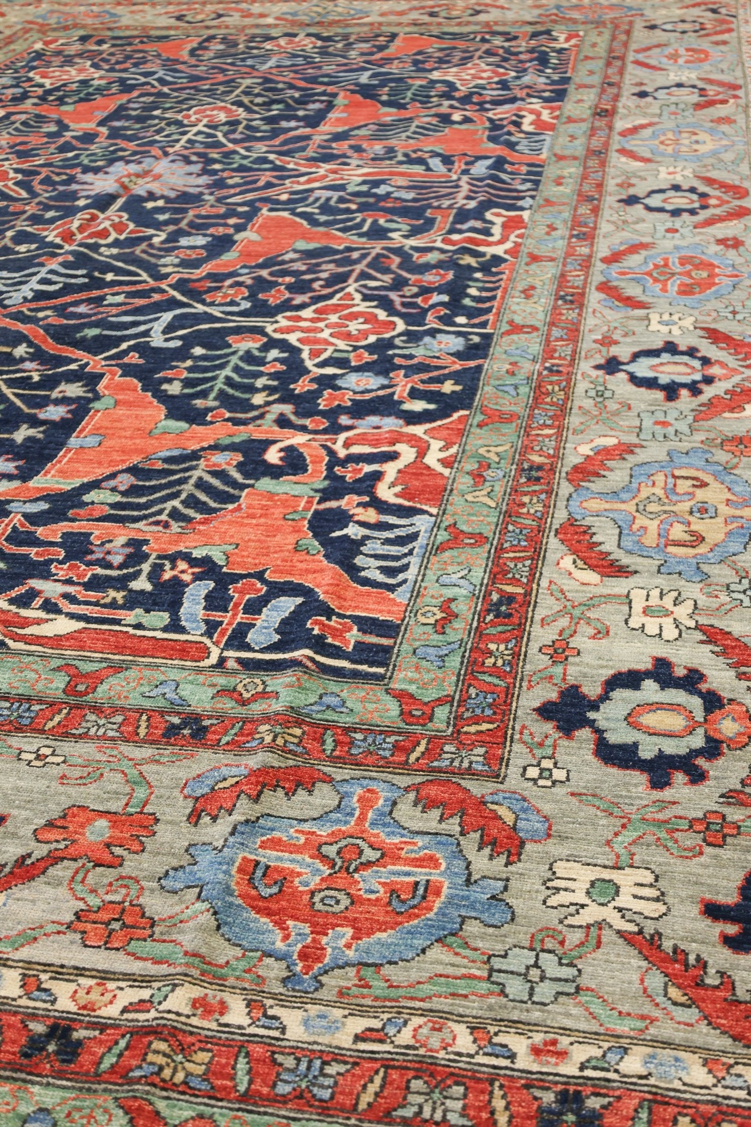 Handwoven Arabesque Bijar Tribal Rug - Traditional Persian Design, J74929 - Perfect for Living Room, Bedroom, or Home Decor