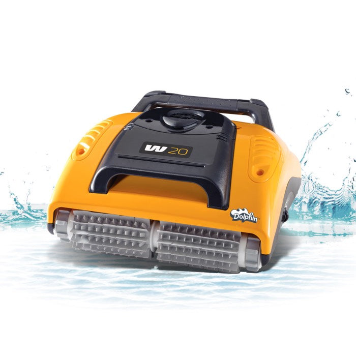Dolphin W20 Automatic Robotic Pool Cleaner - Efficient & Quiet Swimming Pool Vacuum for In-Ground Pools - Perfect for Home, Vacation Houses & Commercial Use