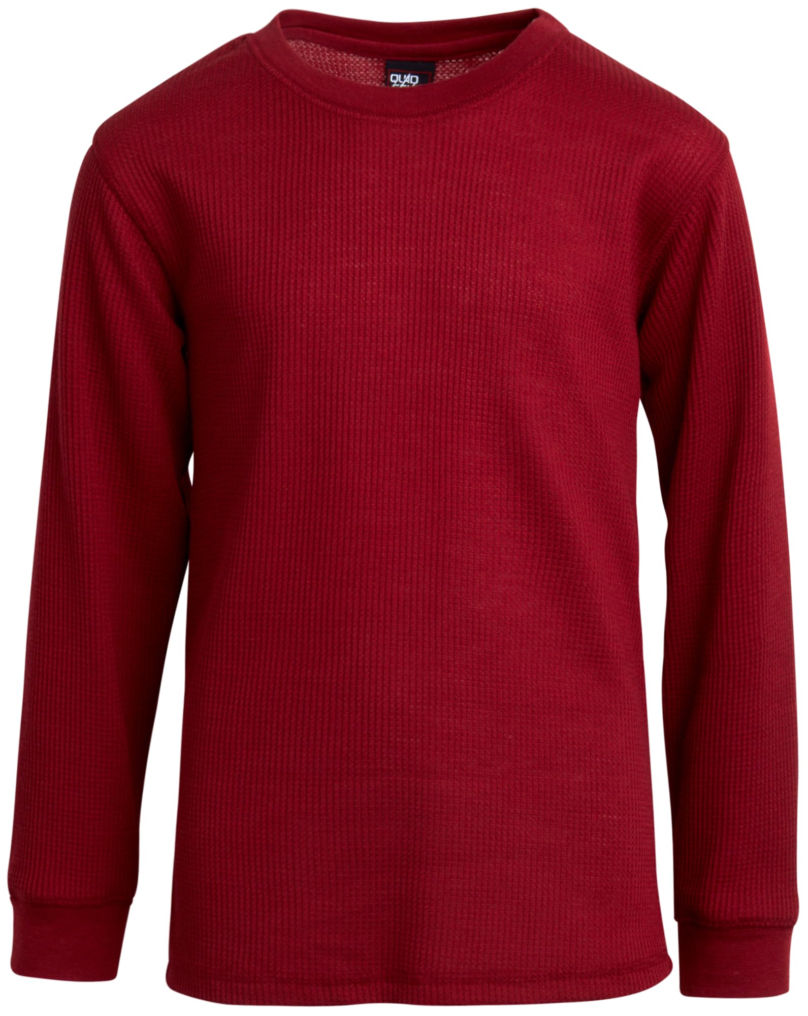 Boys' Thermal Shirt 2 Pack - Waffle Knit Long Sleeve Crewneck T-Shirt for Kids (8-18) | Warm Winter Base Layer for Outdoor Activities & School