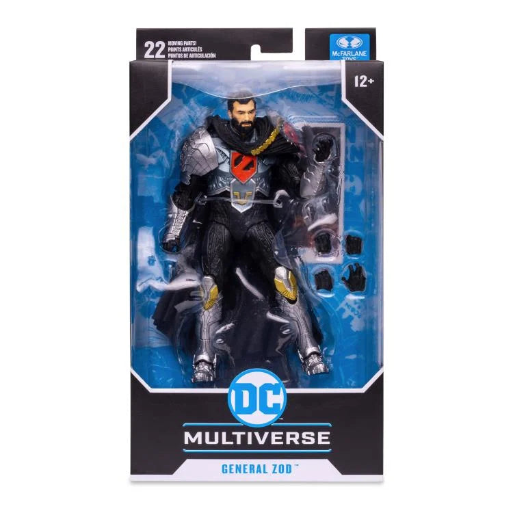DC Rebirth DC Multiverse General Zod Action Figure - Collectible Superhero Toy for DC Comics Fans | Perfect for Display, Gifts, and Comic Book Collections