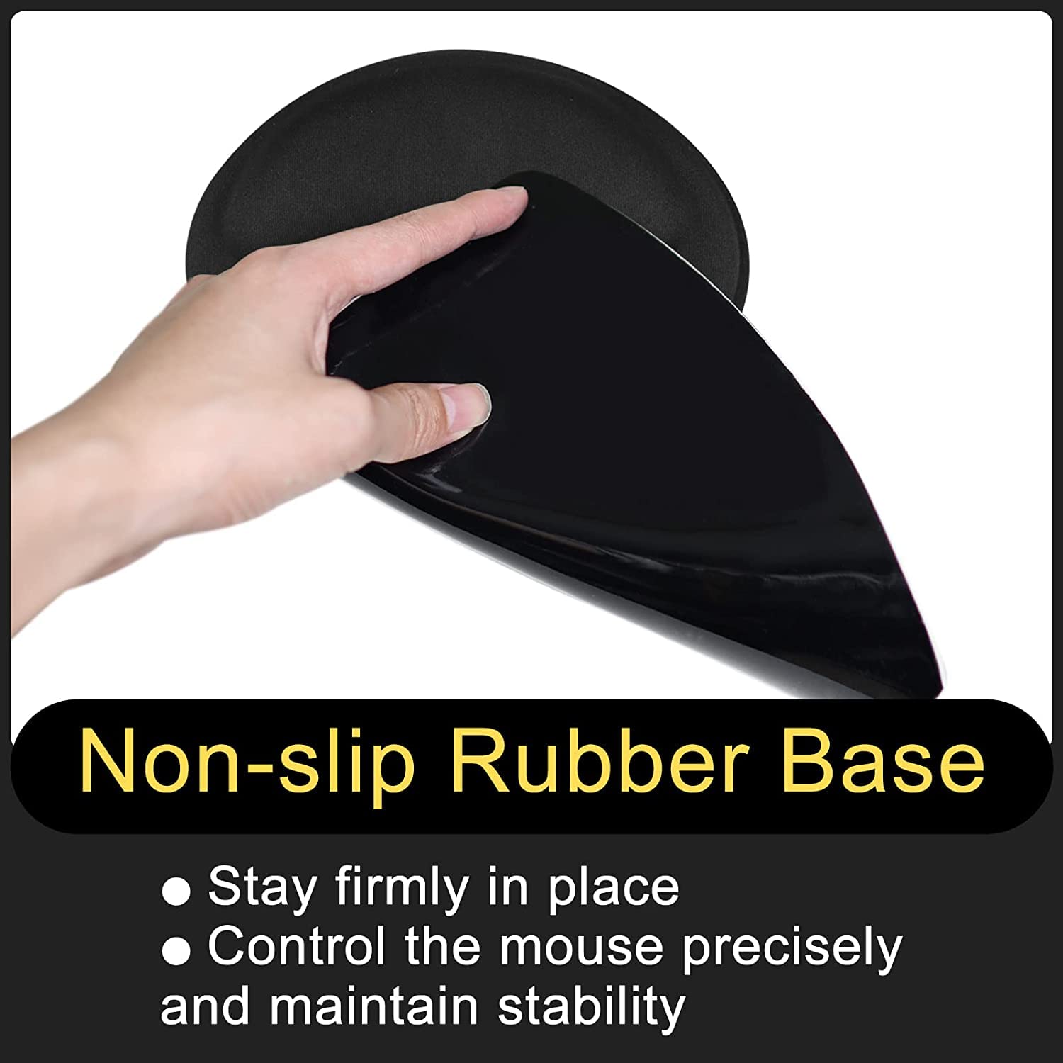 2Pcs Custom Photo Gaming Mouse Pad with Wrist Support - Non-Slip Rubber Base & Ergonomic Design for Office, Computer, Anime Fans - Perfect for Gaming, Work & Home Use