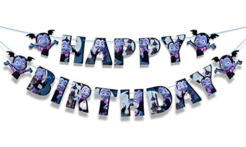 Vamprina Happy Birthday Banner