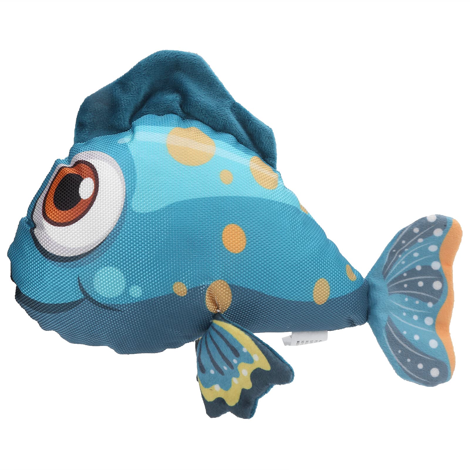 LZKW Soft Plush Interactive Cat Toys - Stress Relief Simulation Fish Toy with BB Barking Sound for Kittens & Adult Cats - Perfect for Playtime, Training & Bonding