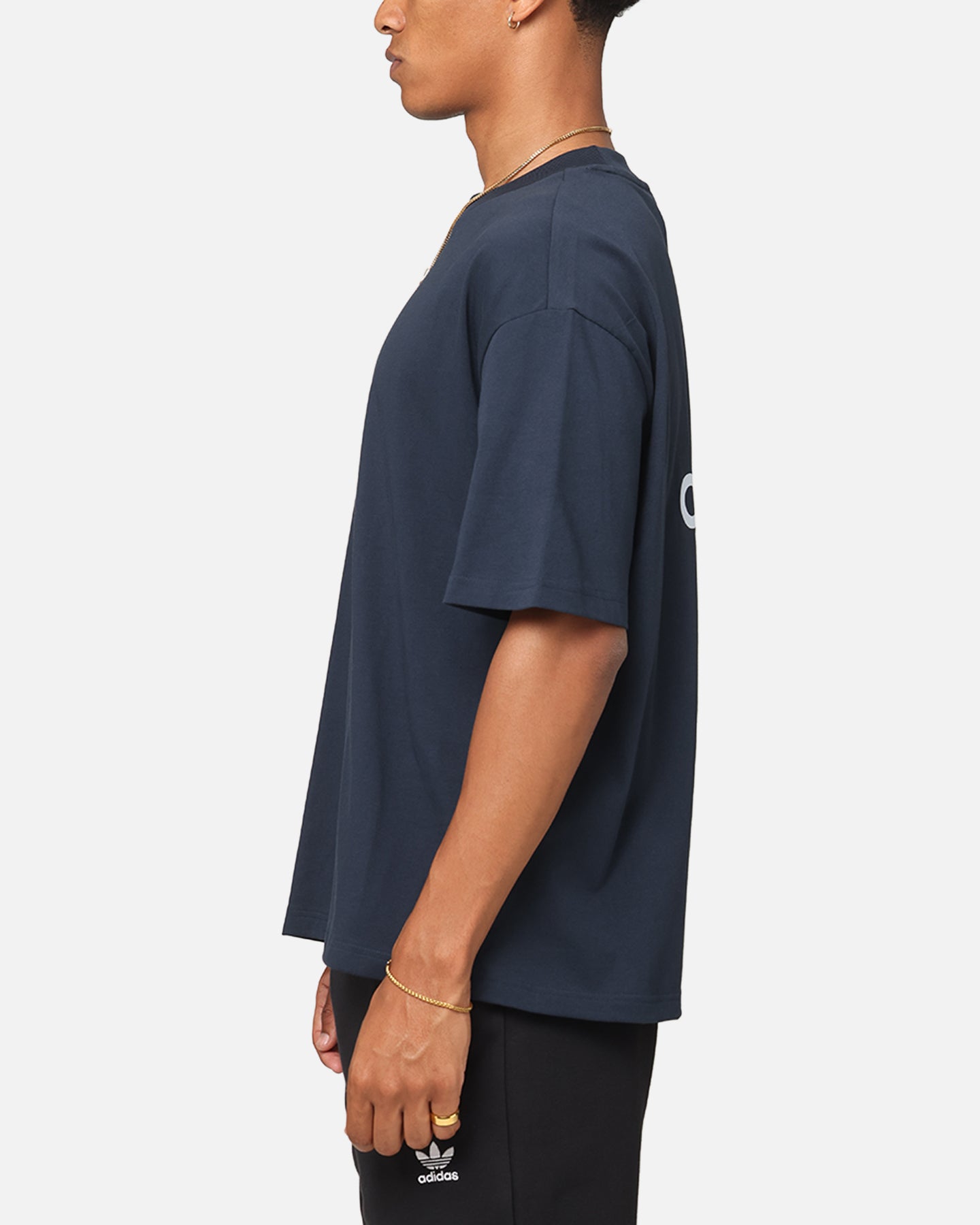 Adidas Graphic T-Shirt for Men - Aurora Ink & Blue Spark Design - Casual Wear, Street Style, Gym & Everyday Outfits