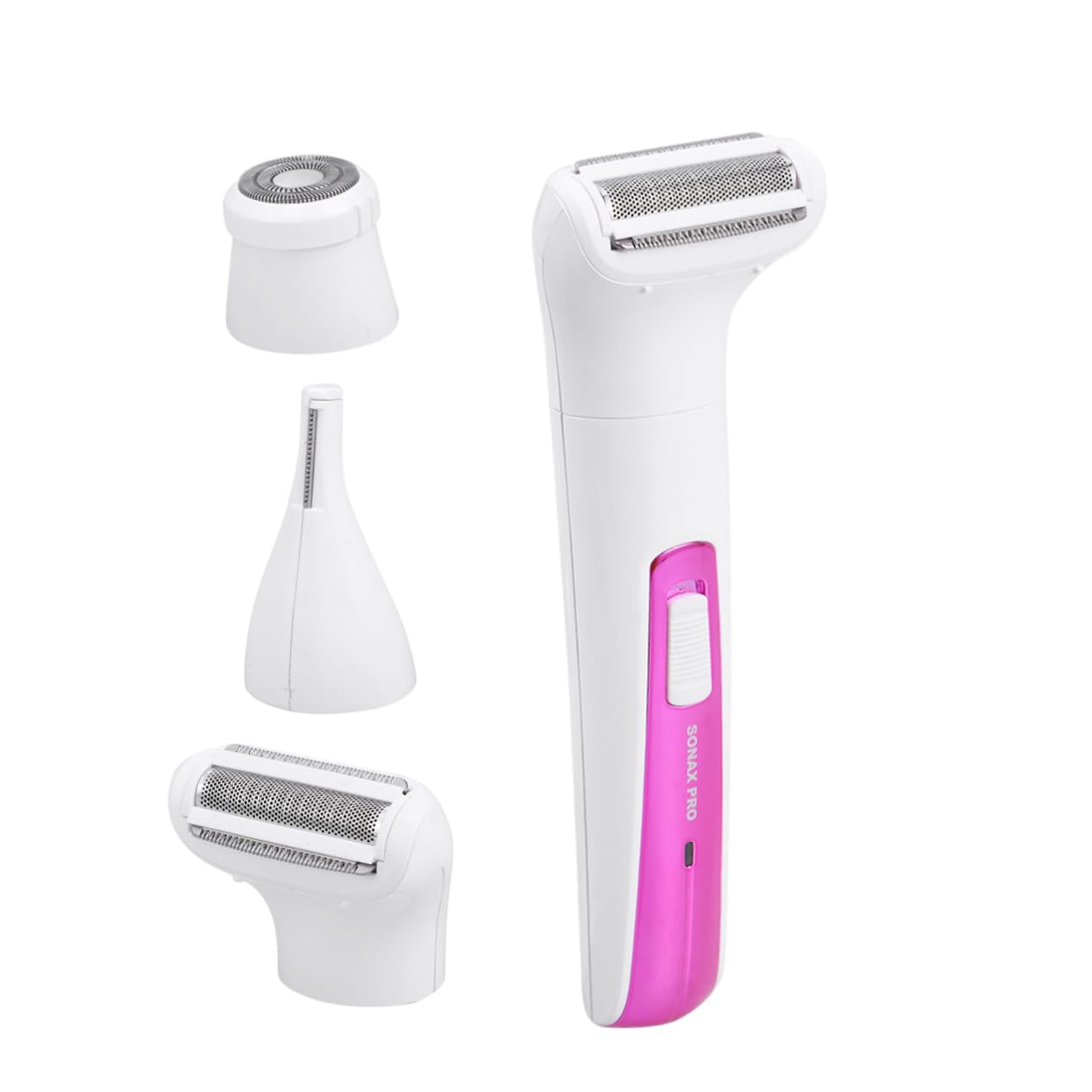 NOLITOY 3-in-1 Electric Razor & Epilator for Women - Facial Hair Remover, Bikini Trimmer & Eyebrow Shaper - Painless Hair Removal for Smooth Skin - Perfect for Travel, Gym & Daily Beauty Routine