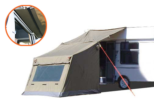 Oztent Caravan Connector Series II - Heavy Duty RV & Camper Accessory for Easy Tent Attachment | Perfect for Camping, Road Trips & Outdoor Adventures
