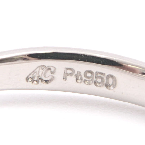 4℃ Diamond Ring 0.209ct F Color VS1 Clarity Excellent Cut Platinum 950 - Elegant Engagement & Wedding Jewelry for Women