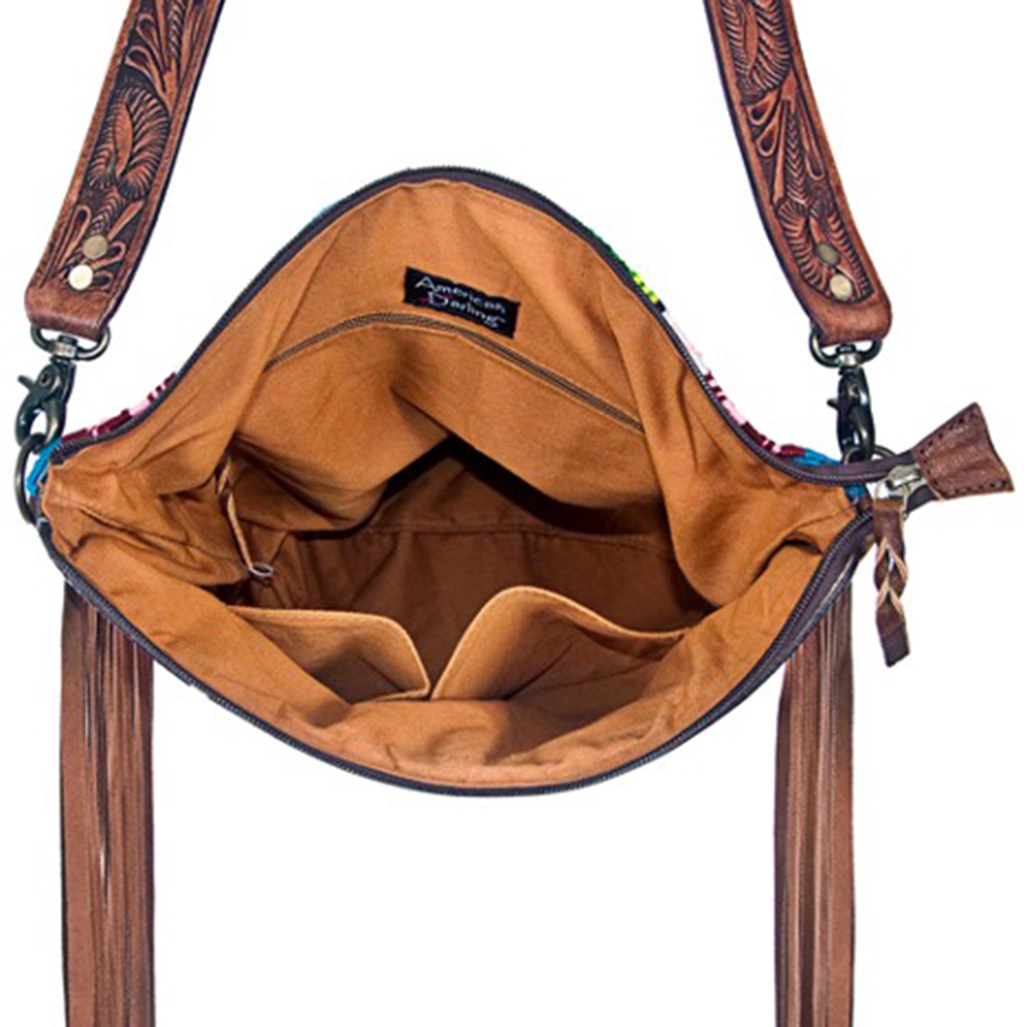 American Darling Concealed Carry Purse - Multicolor Fringe Blanket Handbag for Women | Perfect for Outdoor Adventures, Travel & Everyday Use