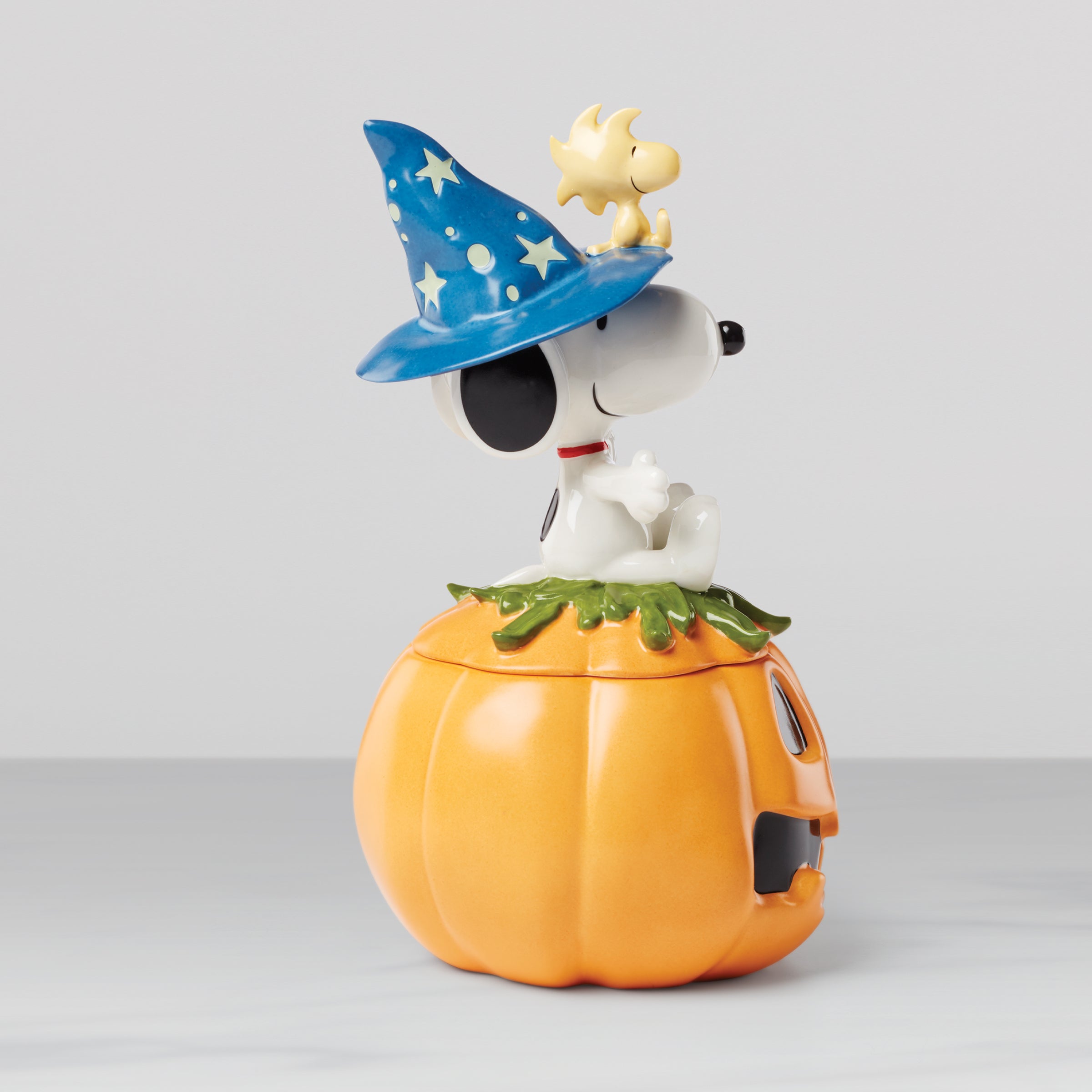 Halloween Pumpkin Candy Dish - Ceramic Candy Bowl for Halloween Party Decorations, Thanksgiving & Fall Home Decor