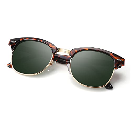 A06- Tortoise | Green G15 | Golden Rim