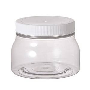 Premium 8 Oz PET Plastic Tuscany Style Jars (6-Pack) with White Screw-on Lids - Refillable Empty Containers for Creams, Lotions, DIY Beauty Products, Skincare Storage - Perfect for Home Spa, Bath Scrubs & Cosmetic Organizers