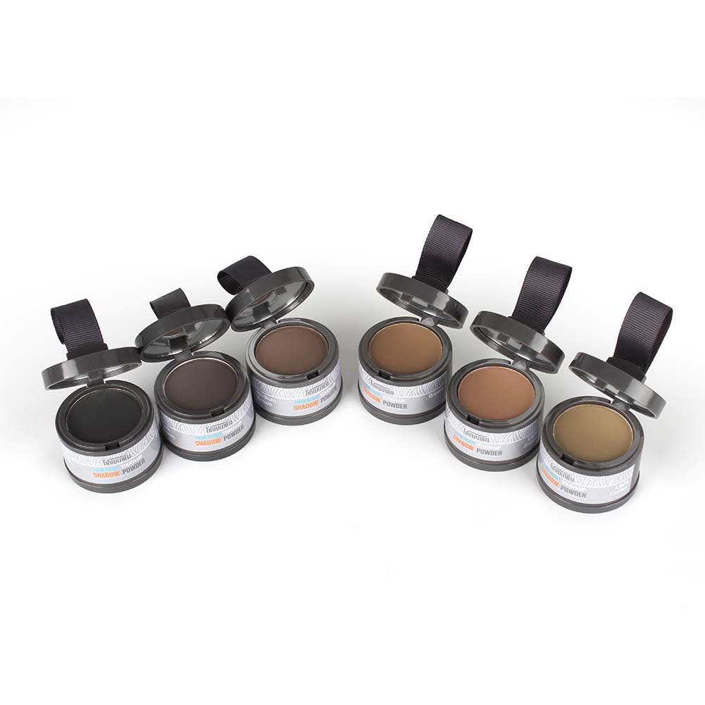 Gowwim Root Touch Up Hair Powder - Conceals Hair Loss, Receding Hairline & Thinning Eyebrows/Beard - 0.14oz (4g) Natural-Looking Coverage - Perfect for Daily Use, Special Occasions & Professional Settings
